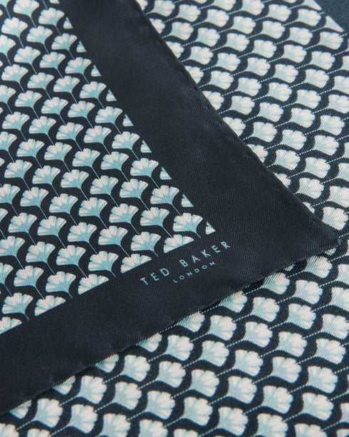 BELLES-Ties-Geo Print Silk Pocket Square- Ted Baker Romania